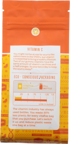 vitafive Vitamin C for Immunity Gummies Perspective: back