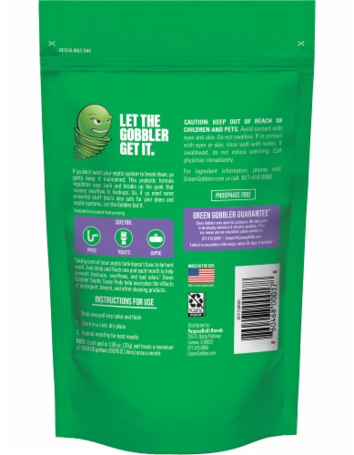 Green Gobbler® Septic Saver Pods Perspective: back