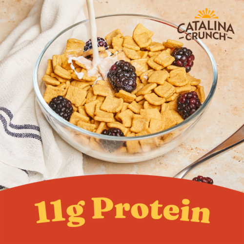 Catalina Crunch® Cinnamon Toast Zero Sugar Cereal Perspective: back