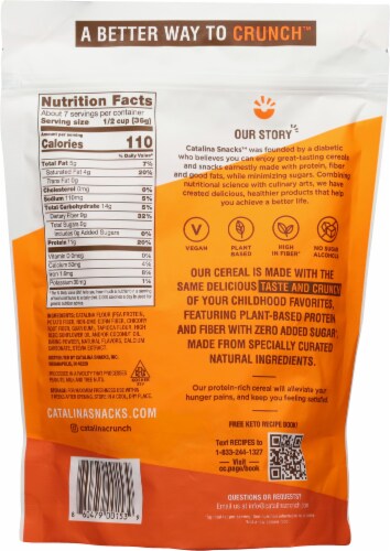 Catalina Crunch® Maple Waffle Keto Friendly Cereal Perspective: back