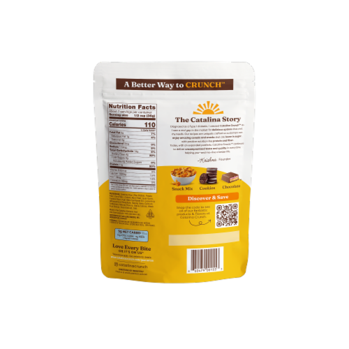 Catalina Crunch® Honey Graham Keto Friendly Bag Cereal Perspective: back