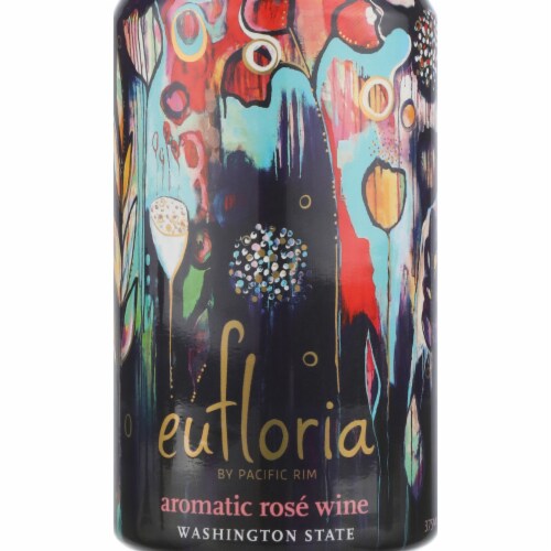 Eufloria Aromatic Washington Rose Wine Perspective: back
