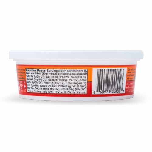 Roots® Roasted Red Bell Pepper Hummus Perspective: back