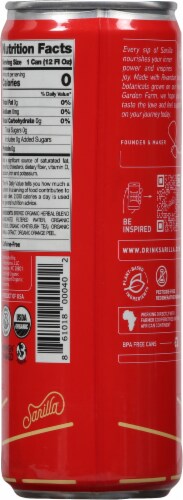 Sarilla Unsweetened Sparkling Vanilla Rooibus Infusion Perspective: back