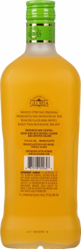 Rancho La Gloria Mango Margarita Ready to Drink Cocktail Perspective: back