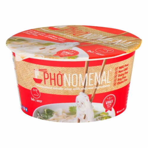 Pho’nomenal® Vietnamese Beef Noodle Soup Perspective: back