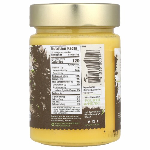 4th & Heart Vanilla Bean Ghee Perspective: back