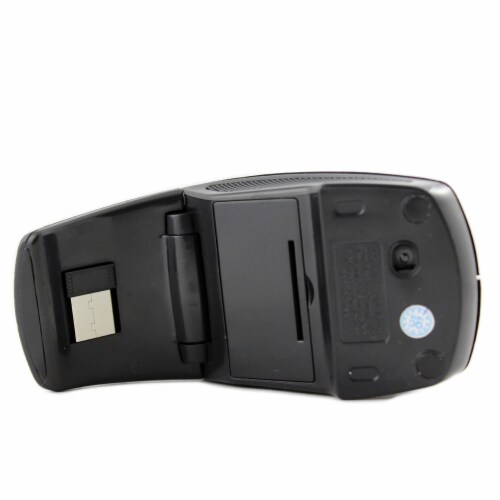 SANOXY 2.4GHz Wireless Folding Foldable Arc Optical Mouse w/USB Receiver for laptop, PC Perspective: back