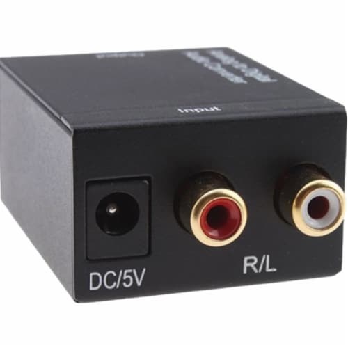 SANOXY Analog to Digital Audio Converter w/ Adapter Perspective: back