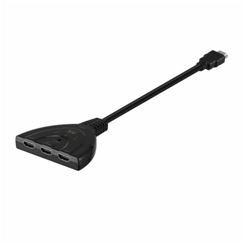 3 Port HDMI Switch Switcher Splitter Selector HUB Box For HDTV 1080P Xbox PS4 Perspective: back