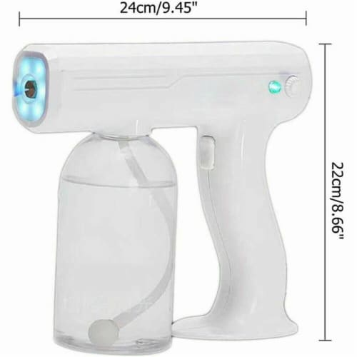 Spray Blue Light Nano Steam Sprayer Fogging Home Office Car Disinfection Perspective: back