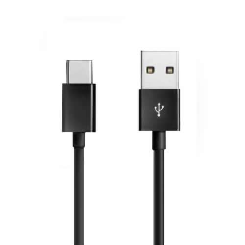 SANOXY USB Type-C to USB-A 2.0 Male Charger Cable, 6 Feet (1.8 Meters), Black Perspective: back
