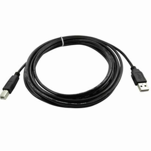 Printer Cable USB 2.0 A to B A Male to B Male Compatible with HP Cannon Epson Dell Brother Perspective: back