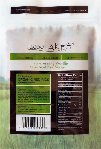 10000 Lakes Organic Red Rice Perspective: back