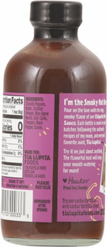 Tia Lupita® Chipotle Sauce Perspective: back