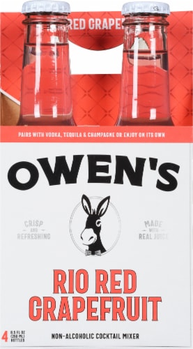 Owens Grapefruit and Lime Craft Cocktail Mixer Perspective: back