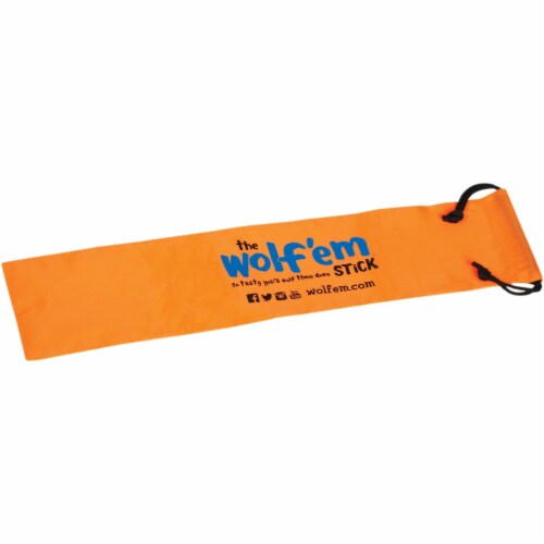 Wolf'em 19 In. L. Nylon Drawstring Campfire Roasting Stick Carry Bag WS-BAG Perspective: back