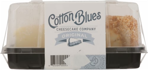 Cotton Blues Cheesecake Co. Original Single Slice Cheesecake Perspective: back