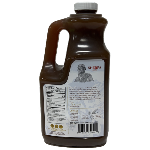 Sherpa Chai™ Spiced Tea from Concentrate Perspective: back