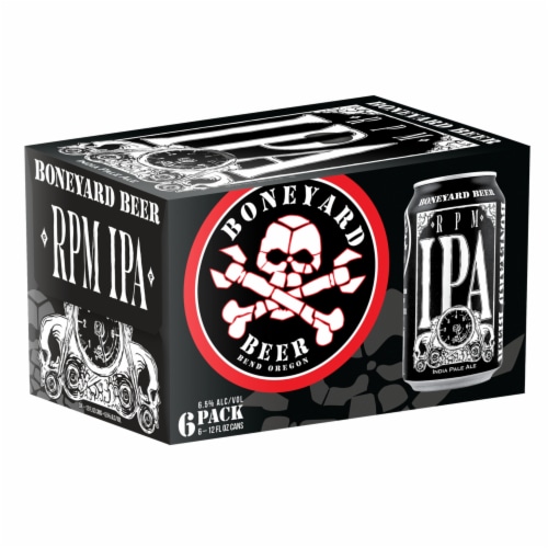 Boneyard Beer RPM IPA Craft Beer Perspective: back