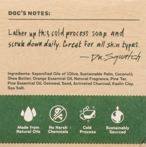 Dr. Squatch® Pine Tar Natural Bar Soap, 5 oz - Pick 'n Save