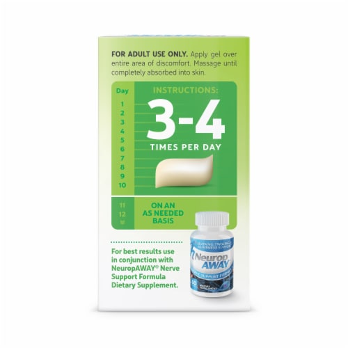 NeuropAway® Maximum Strenth Gel Perspective: back