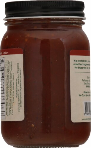 Rojo Gold Dancing Peppers™ BBQ Memphis Style Salsa Perspective: back