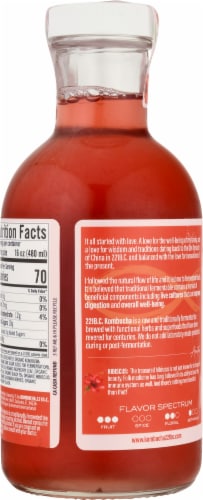 Kombucha 221 BC Berry + Hibiscus Kombucha Perspective: back