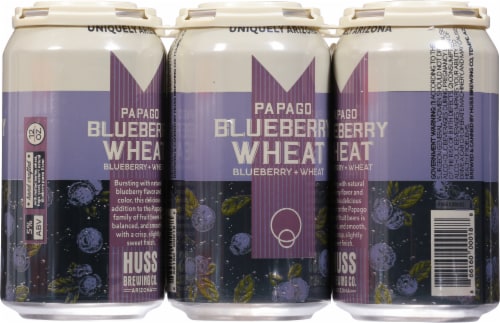 Papago Brewing Co. Blueberry Wheat Ale Perspective: back