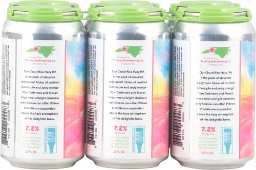 Blowing Rock Brewing Cloud Rise Hazy IPA Perspective: back