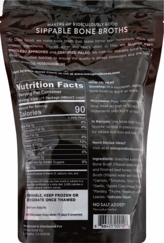 Osso Good Beef Bone Broth Perspective: back