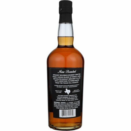 Nine Banded Wheated Bourbon Perspective: back