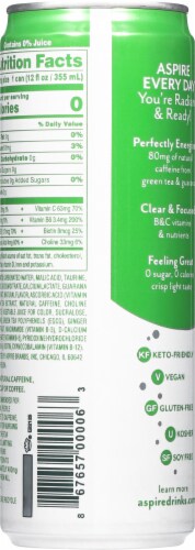 Aspire Apple & Acai Calorie Burning Energy Drink Perspective: back
