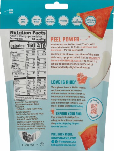 RIND Snacks Coco-Melon Dried Fruit Superfood Perspective: back