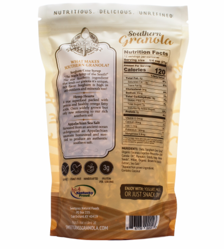 Sweetgrass Southern Kentucky Harvest Granola Perspective: back