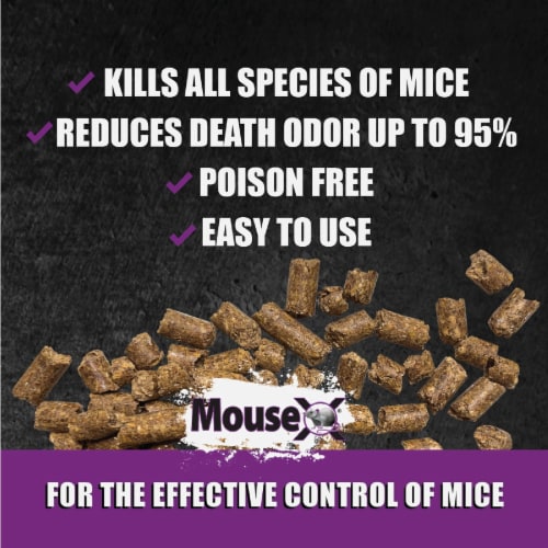 MouseX™ Rodent Control Pellets Perspective: back