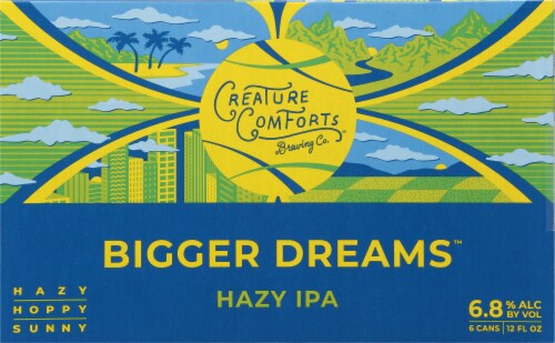 Creature Comforts® Brewing Co. Bigger Dreams™ Hazy IPA Perspective: back