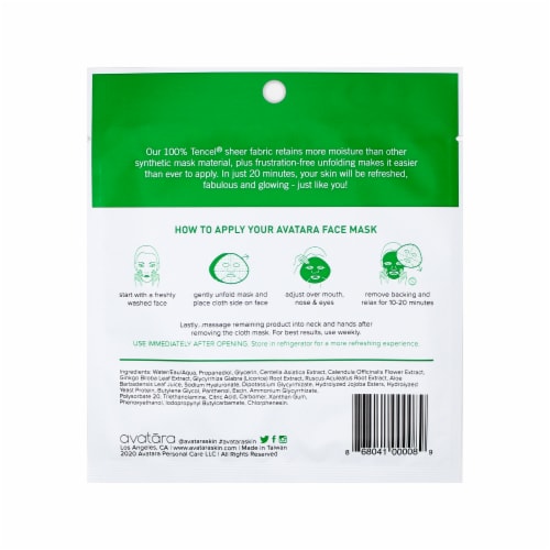 Avatara Chill Out Face Mask Perspective: back