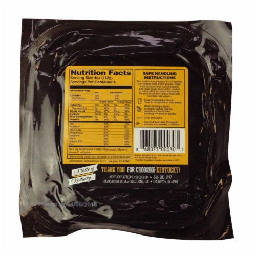 Kentucky Cattlemen's Ground Beef Perspective: back