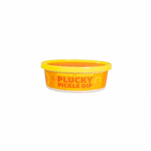 Plucky™ Pickle Dip Cheddar & Mustard Perspective: back