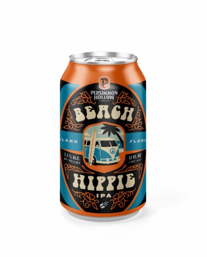 Persimmon Hollow Beach Hippie IPA Beer Perspective: back