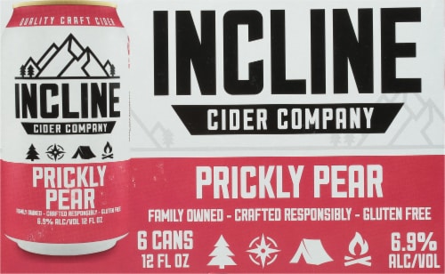 Incline Cider Company Passion Guava Cider Perspective: back