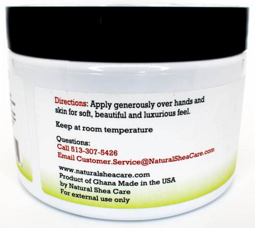 True Shea® Kiwi Natural Ultra Whipped Shea Butter Perspective: back