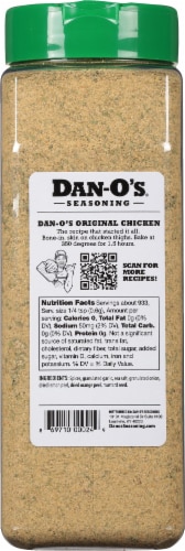 Dan-O's™ Original Seasoning Perspective: back