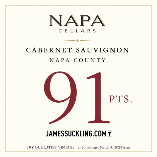 Napa Cellars Cabernet Sauvignon California Red Wine 750 ml Perspective: back