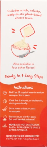 Daiya Dairy Free Gluten Free Four Cheeze Style with Herbs Vegan Mac and Cheese Perspective: back