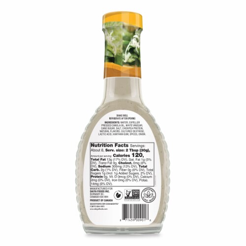 Daiya Vegan Creamy Caesar Salad Dressing Perspective: back