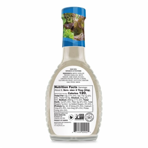 Daiya Dairy Free Blue Cheeze Vegan Salad Dressing Perspective: back