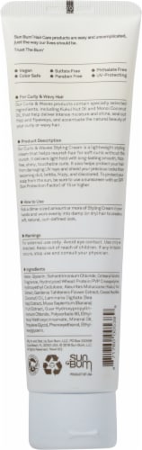 Sun Bum Curls & Waves Styling Cream Perspective: back
