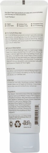 Sun Bum Curls & Waves Styling Cream Perspective: back